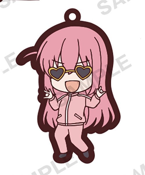 Bocchi the Rock! Lots of Bocchi - chan Capsule Rubber Strap Keychain Gashapon Complete Set Gacha - GPN-BSH-0034SET
