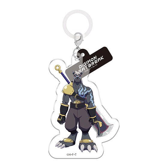 Digimon Beatbreak Flat Mejirushi Marker Accessory Acrylic Keychain Charm Gashapon Complete Set Gacha - GPN-BAN-0054SET