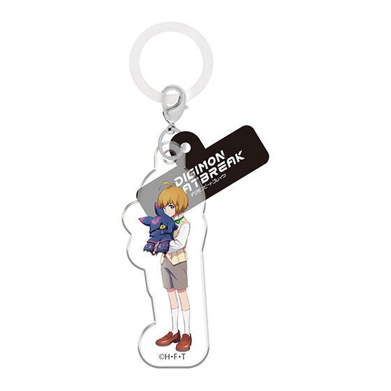 Digimon Beatbreak Flat Mejirushi Marker Accessory Acrylic Keychain Charm Gashapon Complete Set Gacha - GPN-BAN-0054SET