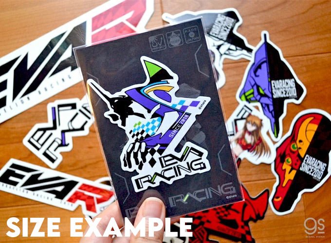 Evangelion EVA Racing Official Vinyl Sticker - EVA - R Large Logo - STK-GEN-0015