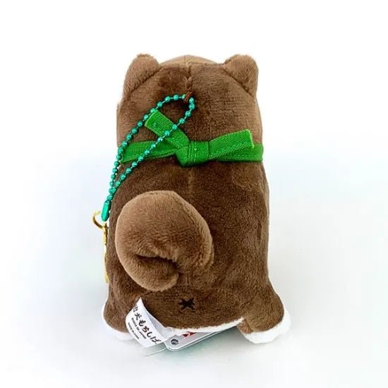 Faithful Dog Mochishiba Plush Keychain w/ Charm - Anko - SK Japan - PLU-SKJ-0005