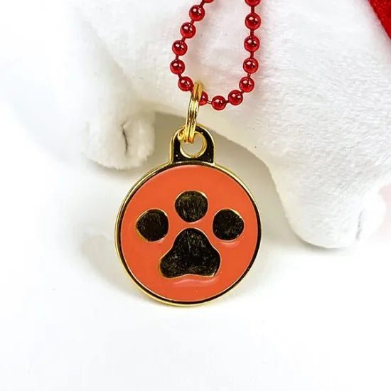 Faithful Dog Mochishiba Plush Keychain w/ Charm - Ume - SK Japan - PLU-SKJ-0002