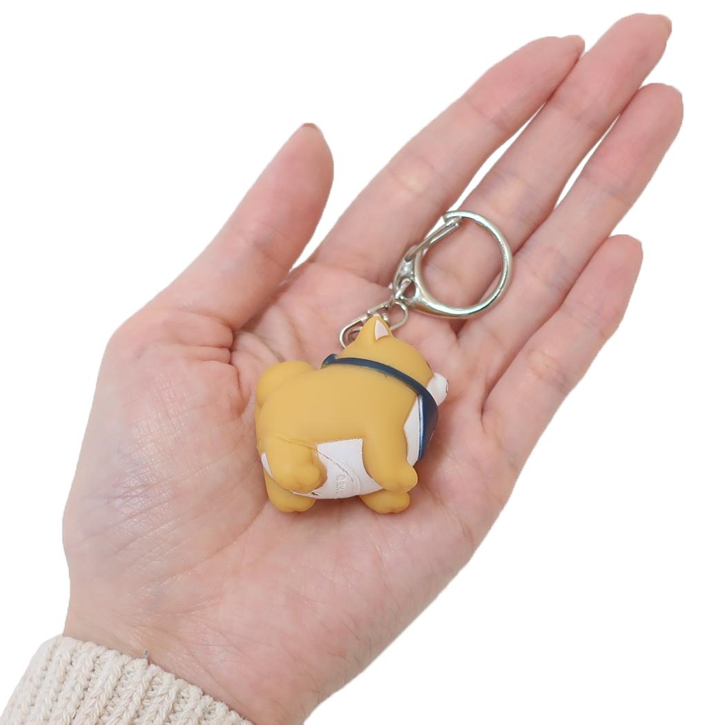 Faithful Dog Mochishiba Sofubi Soft Vinyl Figure Mascot Keychain - Okaka - SK Japan - KEY-SKJ-0004