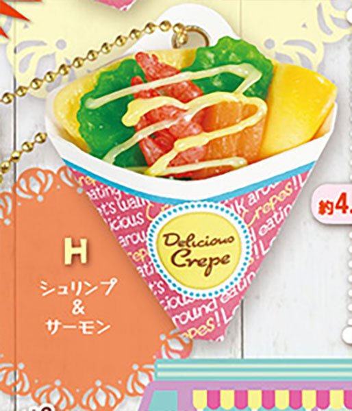 Food Truck Yakitate Crepe Mascot Food Miniature Keychain Gashapon Complete Set Gacha - GPN-TSP-0004SET
