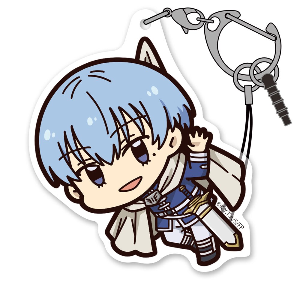 Frieren: Beyond Journey's End - Himmel - Tsumamare Pinched Acrylic Strap Keychain - KEY-COS-0044