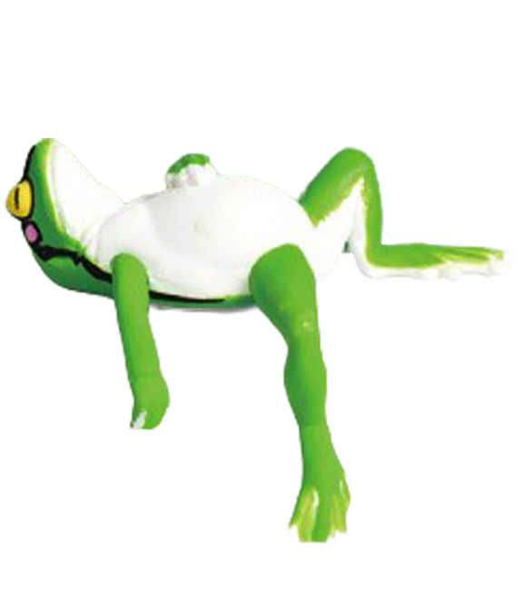 Fuchiyasumi Tree Frog Lounging Mini Figure Gashapon Complete Set Gacha - GPN-YEL-0036SET