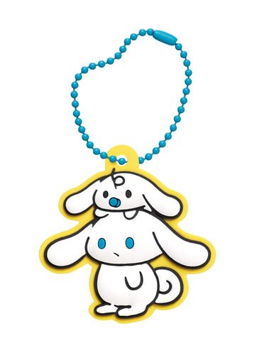 I.CINNAMOROLL Soft & Fluffy Rubber Mascot Keychain Gashapon Complete Set Gacha - GPN-TTA-0030SET