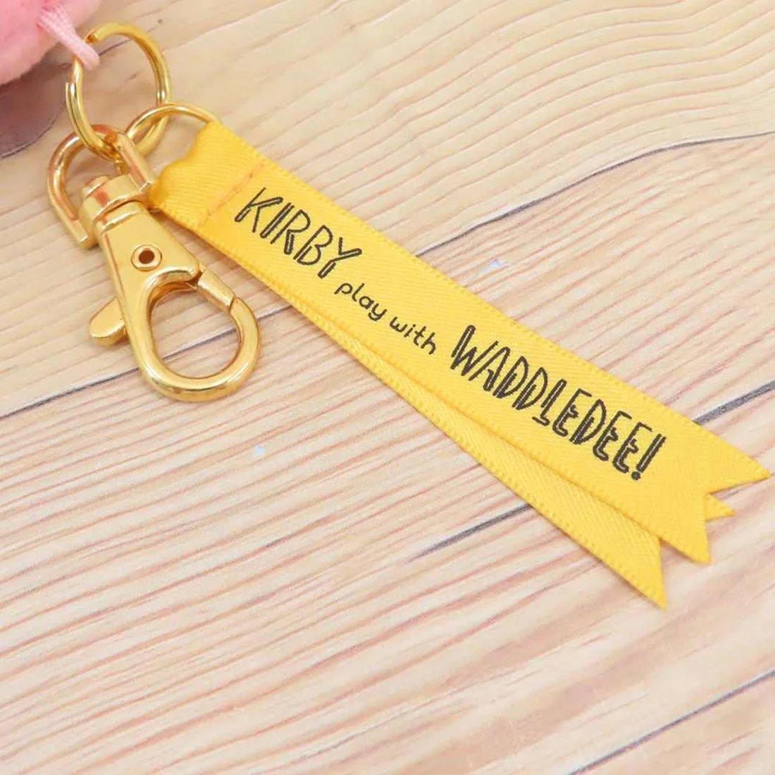 Kirby Play with Waddle Dee Mascot Preparation Exercises Keychain Plush - PLU-SAN-0031