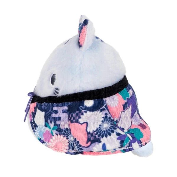 Neko Dango Plush Cat - Blue Haori (Kyoto Exclusive) - PLU-SAN-0019