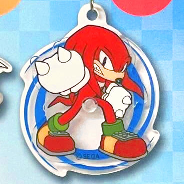 Sonic the Hedgehog Spinning Acrylic Keychain Gashapon Complete Set Gacha - GPN-KCM-0001SET