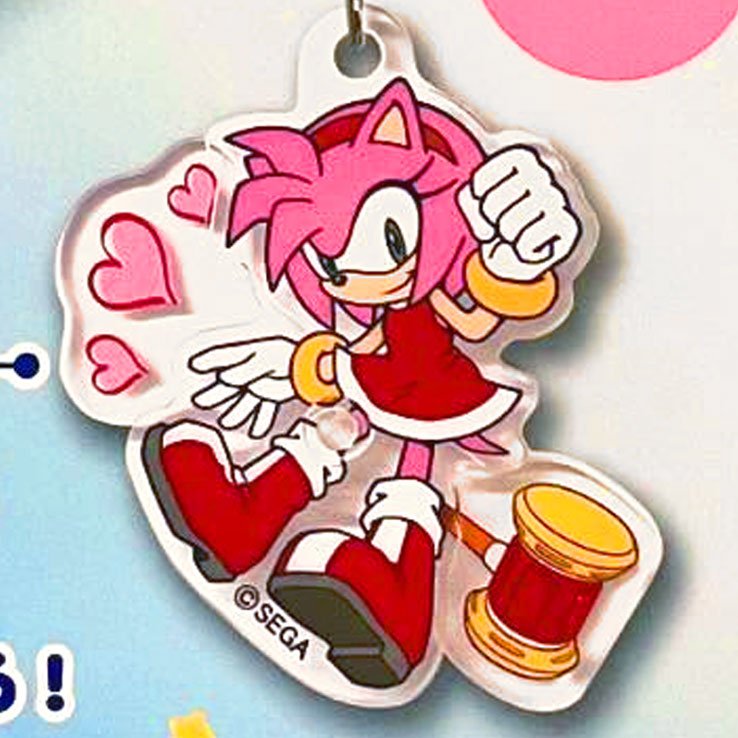 Sonic the Hedgehog Spinning Acrylic Keychain Gashapon Complete Set Gacha - GPN-KCM-0001SET