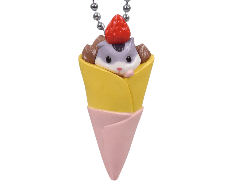 Sweets Hamster Food Miniature Figure Keychain Gashapon Complete Set Gacha - GPN-TAR-0009SET
