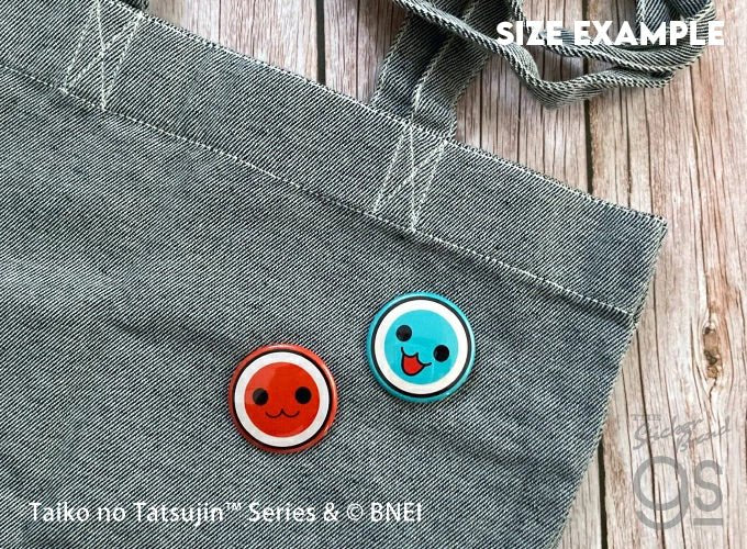 Taiko no Tatsujin Official Can Badge - Wada - katsu Face - CAN-GEN-0002