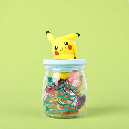 Pokemon Candy Bottle - Pikachu Furimuki Ver - Japanese Candy Snack Jar