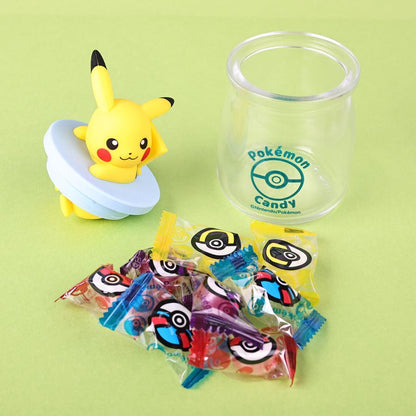 Pokemon Candy Bottle - Pikachu Furimuki Ver - Japanese Candy Snack Jar
