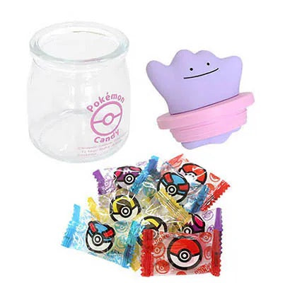 Pokemon Candy Bottle - Ditto - Japanese Candy Snack Jar