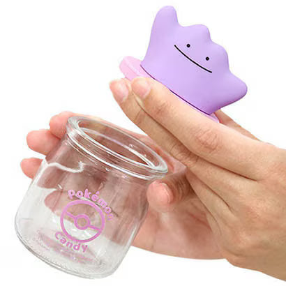Pokemon Candy Bottle - Ditto - Japanese Candy Snack Jar