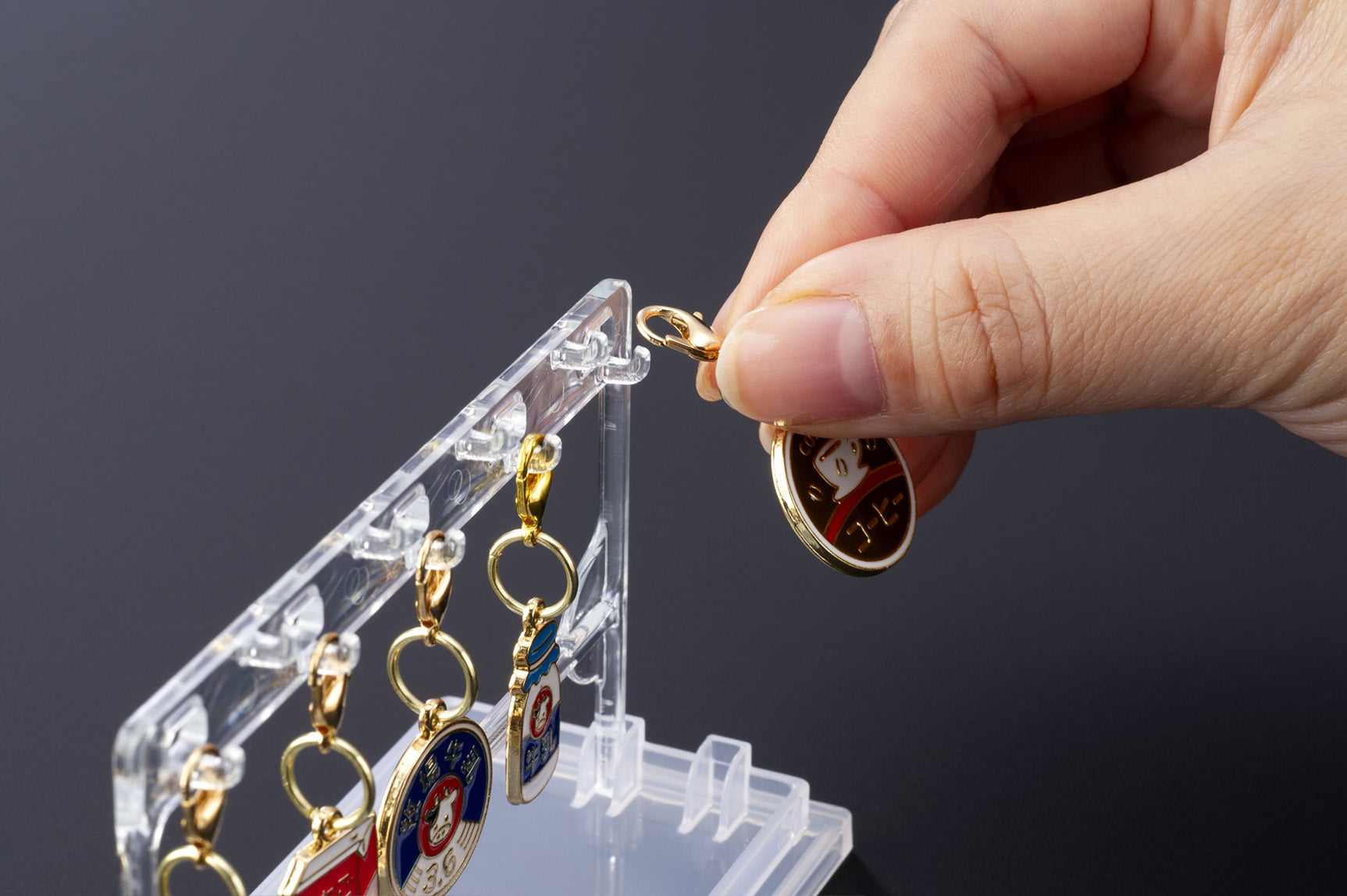 Inomata Gacha Capsule Toy Mini Charm Display Case