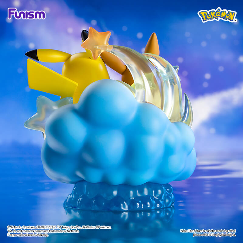 Pokemon Prime Funism Statue Figure - Eevee & Pikachu Nebula