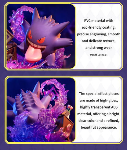 Pokemon Prime Funism Statue Figure - Gengar & Mimikyu