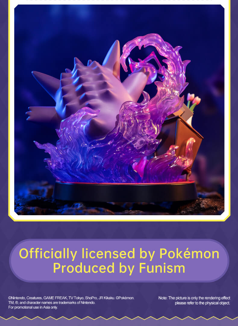 Pokemon Prime Funism Statue Figure - Gengar & Mimikyu