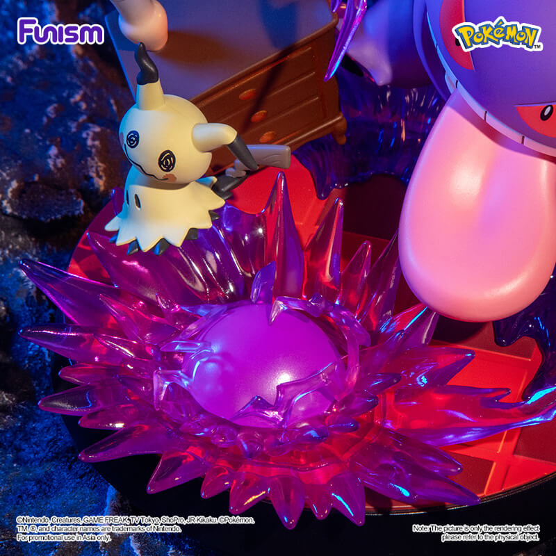 Pokemon Prime Funism Statue Figure - Gengar & Mimikyu
