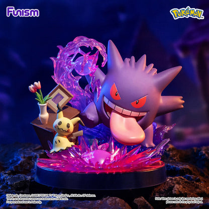 Pokemon Prime Funism Statue Figure - Gengar & Mimikyu