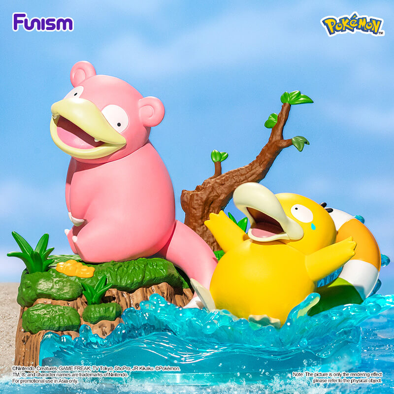Pokemon Prime Funism Statue Figure - Psyduck and Slowpoke