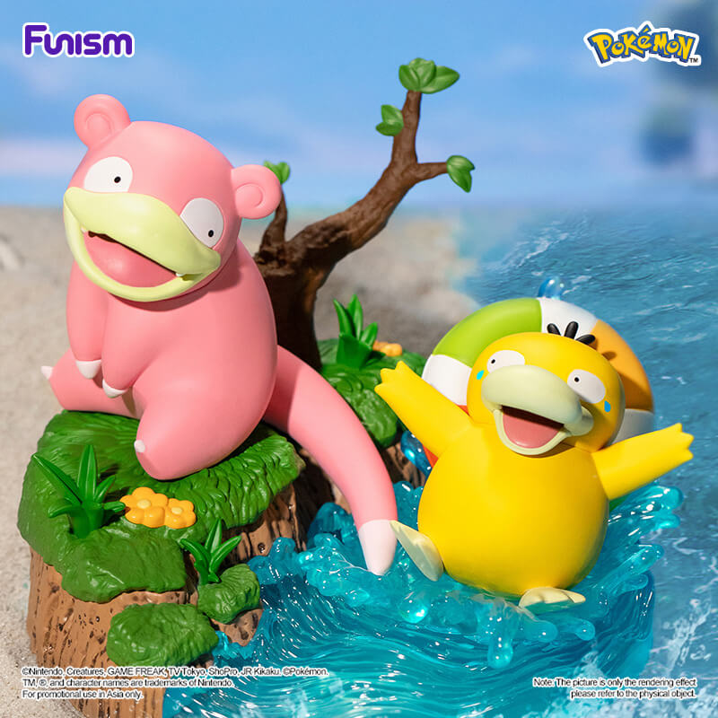 Pokemon Prime Funism Statue Figure - Psyduck and Slowpoke