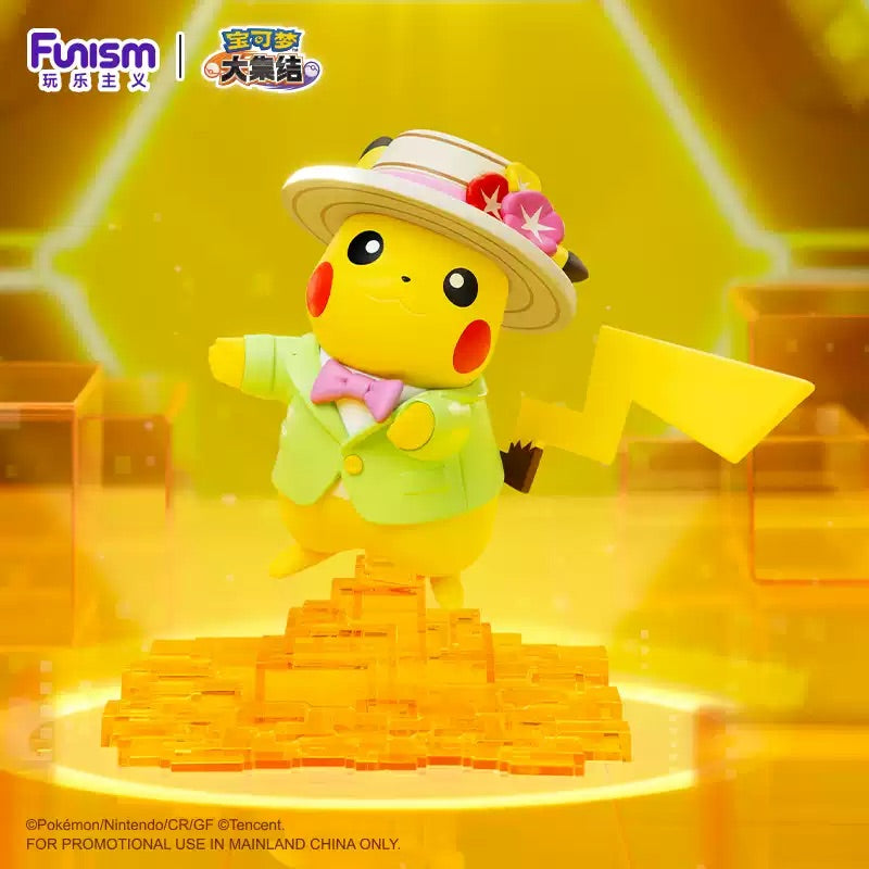 Pokemon Unite Prime Twinkmont Funism Figure - Pikachu Holowear Ver