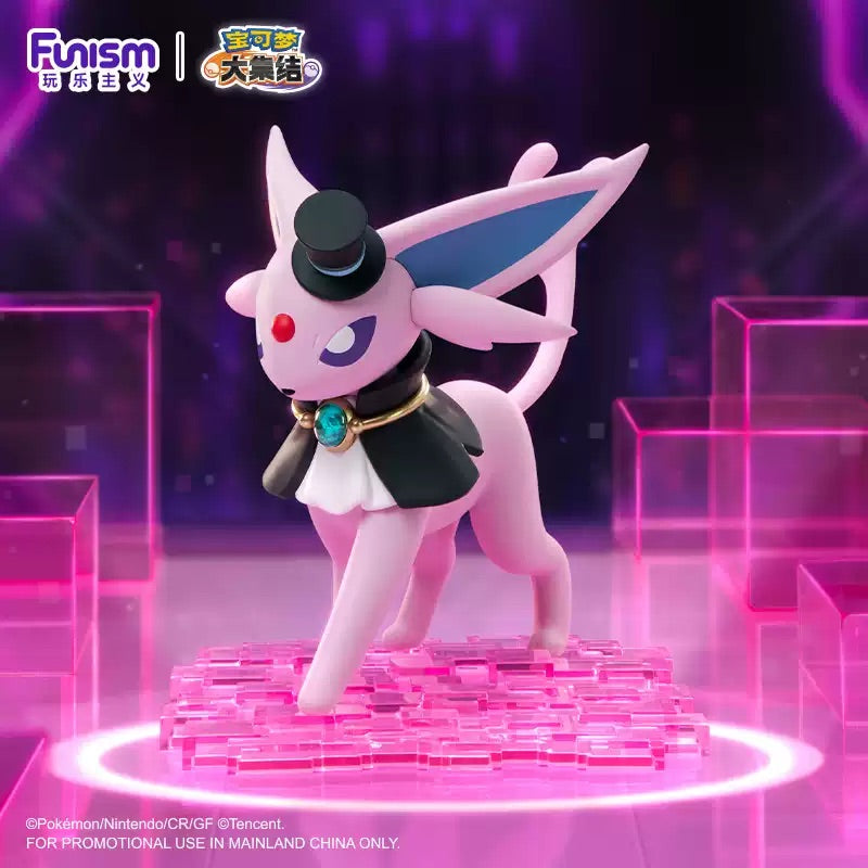 Pokemon Unite Prime Twinkmont Funism Figure - Espeon Holowear Ver