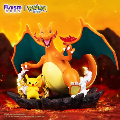 Pokemon Prime Funism Statue Figure - Charizard & Pikachu Good Buddy