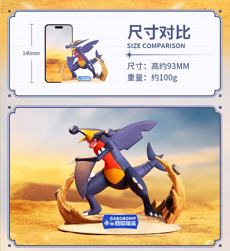 Pokemon Prime Twinkmont Funism Figure - Garchomp