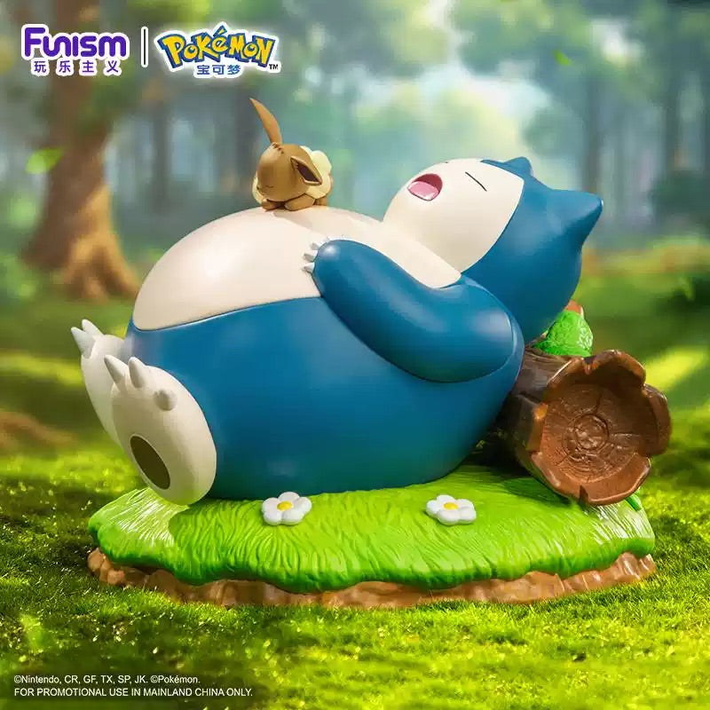 Pokemon Prime Funism Statue Figure - Snorlax & Eevee