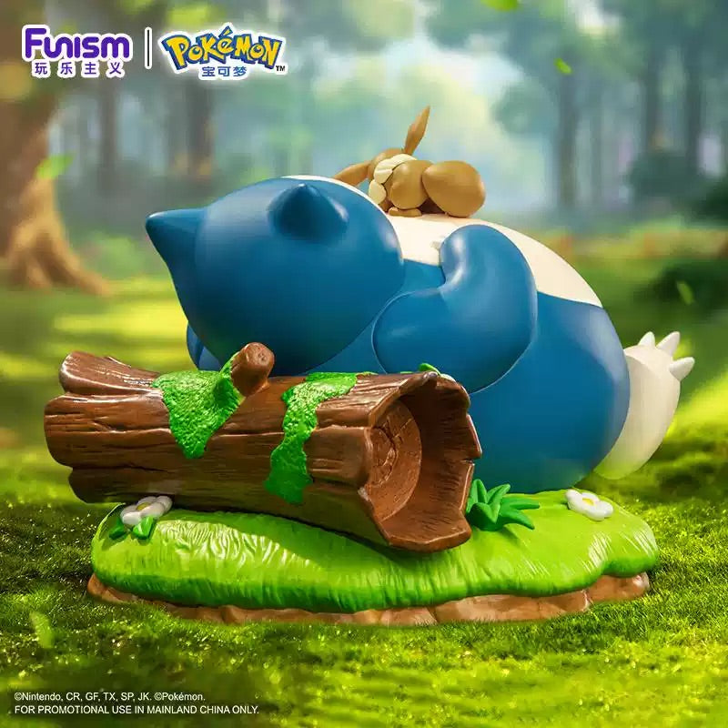 Pokemon Prime Funism Statue Figure - Snorlax & Eevee