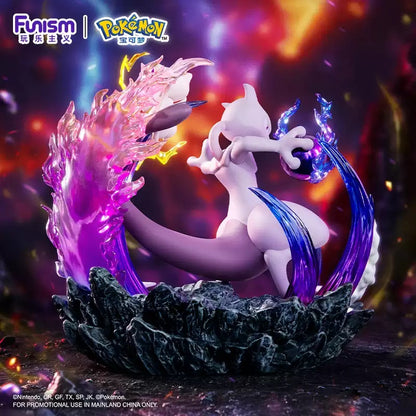 Pokemon Prime Funism Statue Figure - Mewtwo & Mew Partners