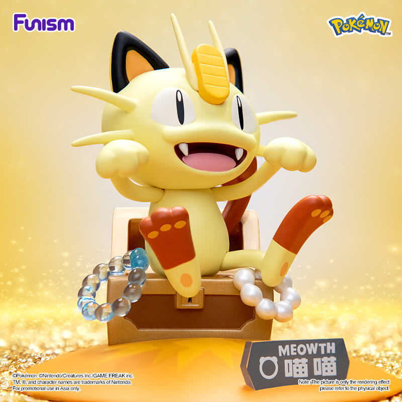 Pokemon Prime Twinkmont Funism Figure - Meowth