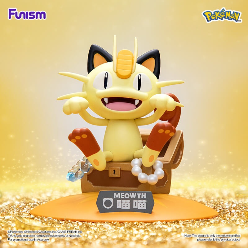 Pokemon Prime Twinkmont Funism Figure - Meowth