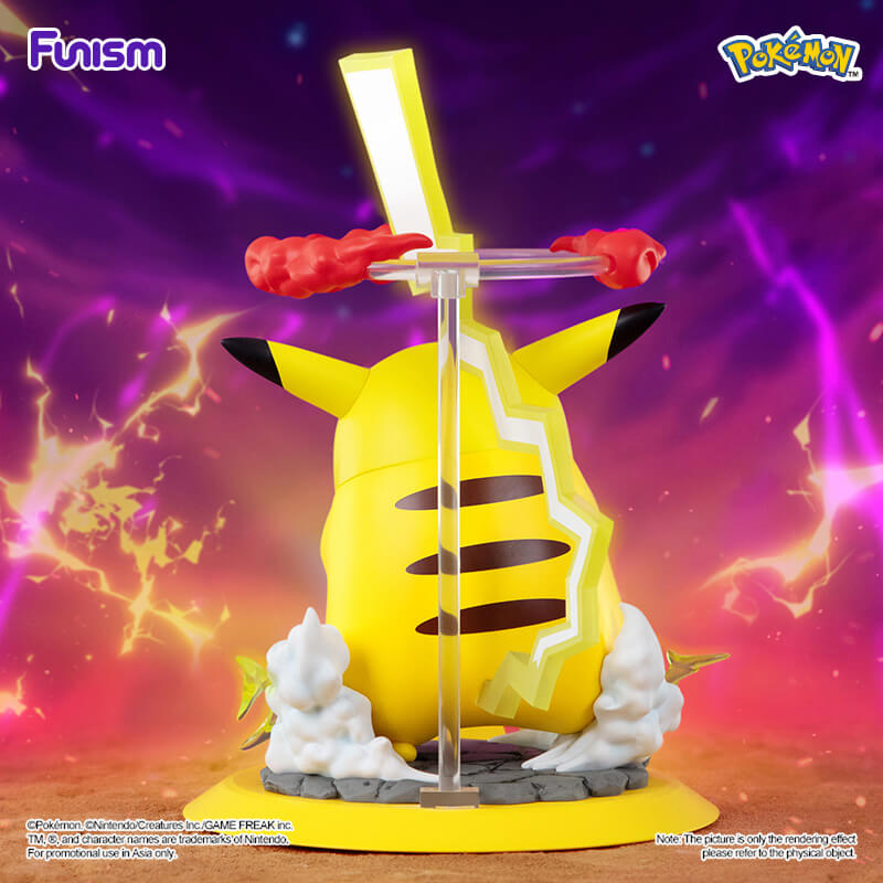 Pokemon Prime Twinkmont Funism Statue Figure - Gigantamax Pikachu