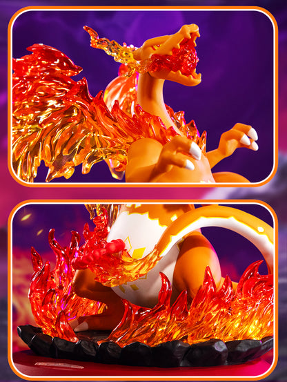 Pokemon Prime Twinkmont Funism Statue Figure - Gigantamax Charizard