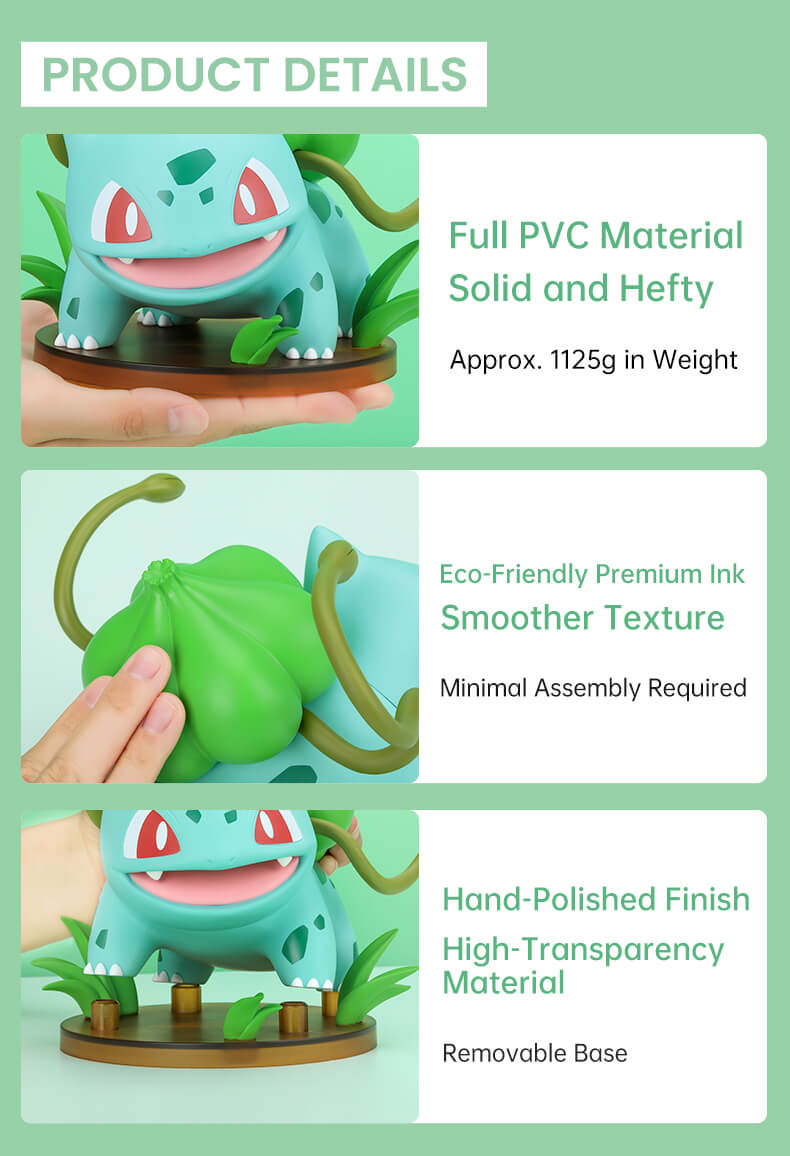 Pokemon Prime Figure Large Size Statue Funism - Bulbasaur