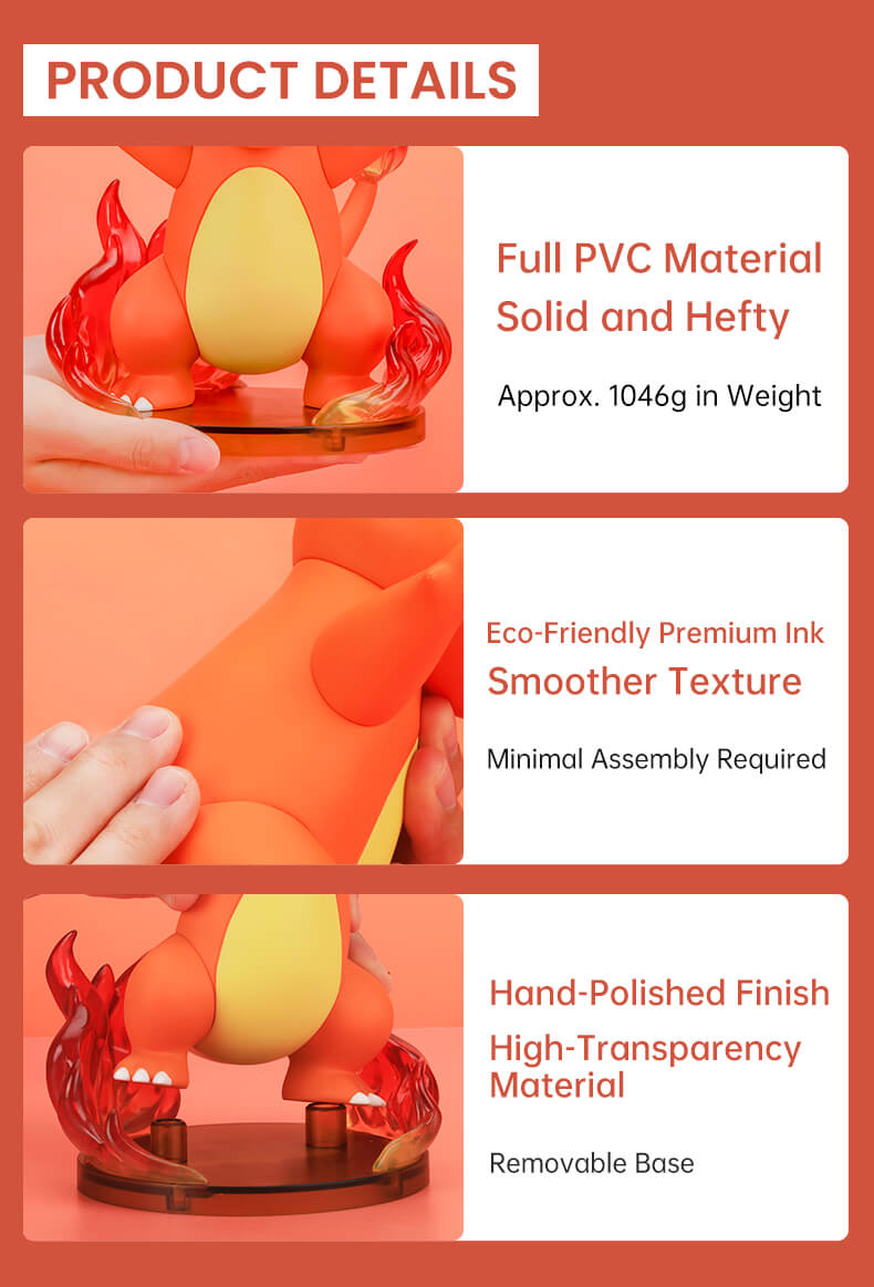 Pokemon Prime Figure Large Size Statue Funism - Charmander
