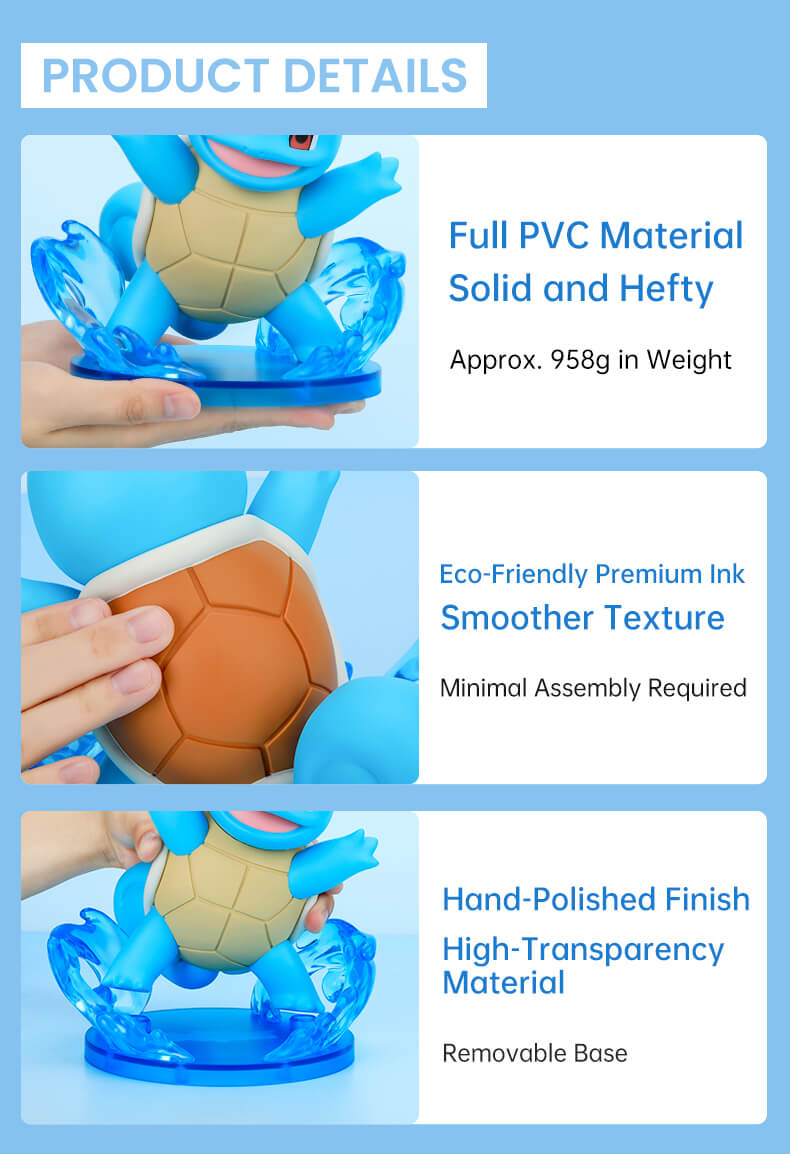Pokemon Prime Figure Large Size Statue Funism - Squirtle