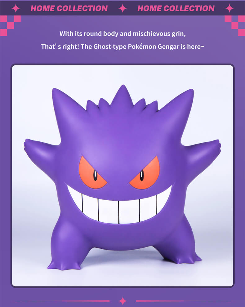 Pokemon Home Collection 1/1 Life Size Figure Statue Funism - Gengar