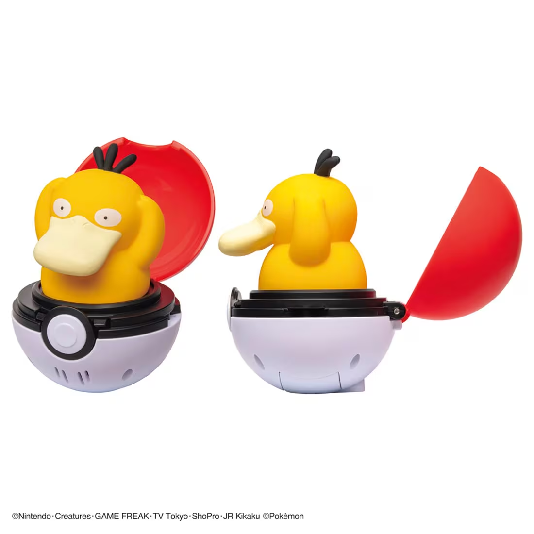 Pokemon PyokoPunyu Press & Pop Pokeball Psyduck Talking Pop Up Figure Takara Tomy