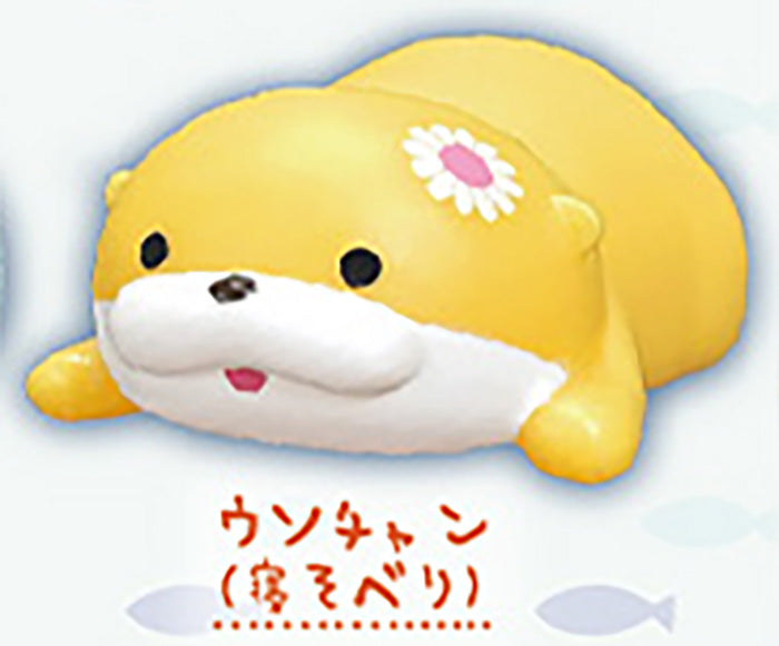 Otter Usoyan Sofubi Soft Vinyl Figure Gacha Gashapon Complete Set
