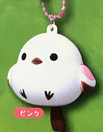 Fuku Fuku Shimaenaga PuraPura Mascot Colorful Long-tailed Tit Keychain  Gacha Gashapon Complete Set