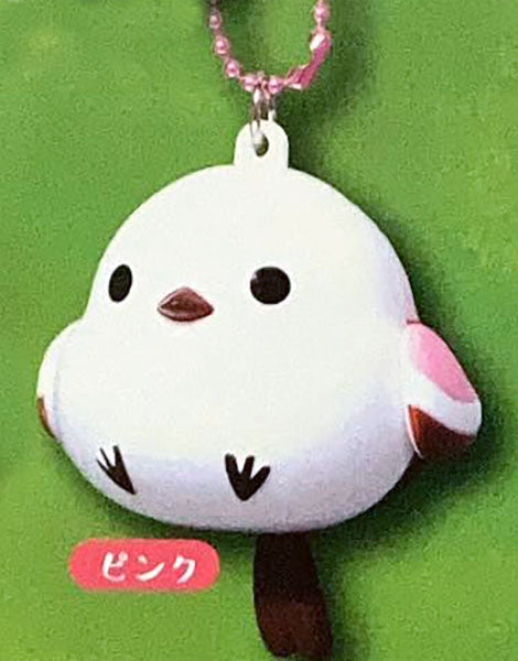 Fuku Fuku Shimaenaga PuraPura Mascot Colorful Long-tailed Tit Keychain  Gacha Gashapon Complete Set