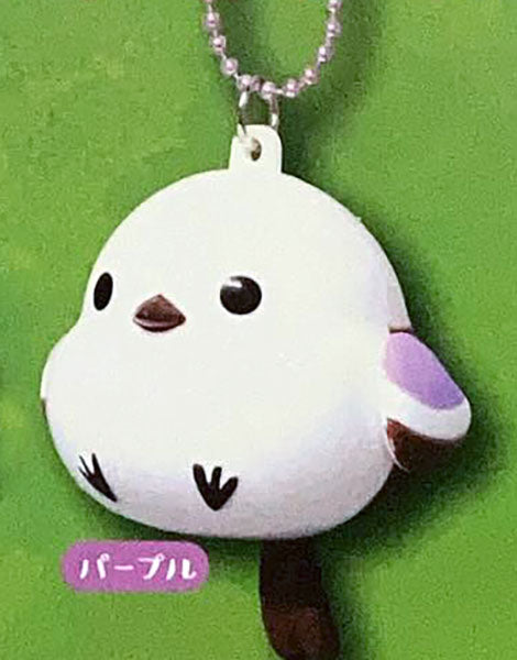 Fuku Fuku Shimaenaga PuraPura Mascot Colorful Long-tailed Tit Keychain  Gacha Gashapon Complete Set
