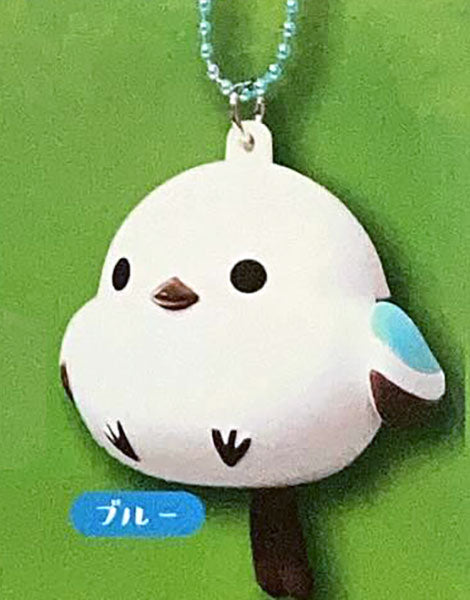 Fuku Fuku Shimaenaga PuraPura Mascot Colorful Long-tailed Tit Keychain  Gacha Gashapon Complete Set